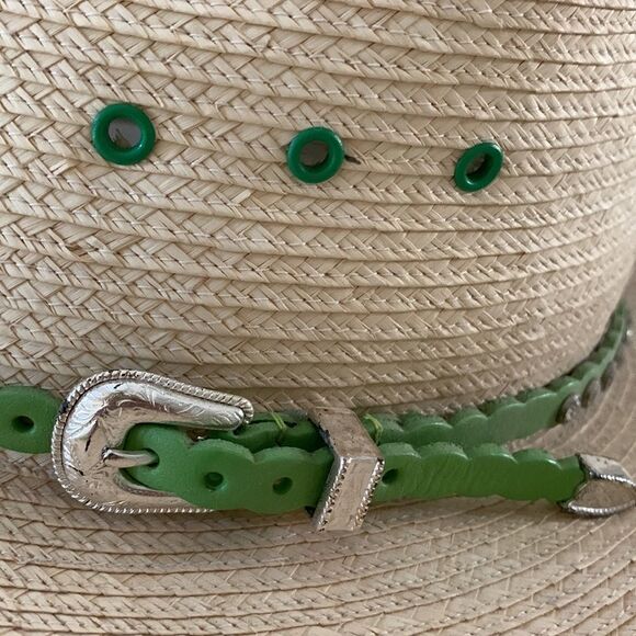Woman’s  Straw Cowboy  Hat - Picture 8 of 9